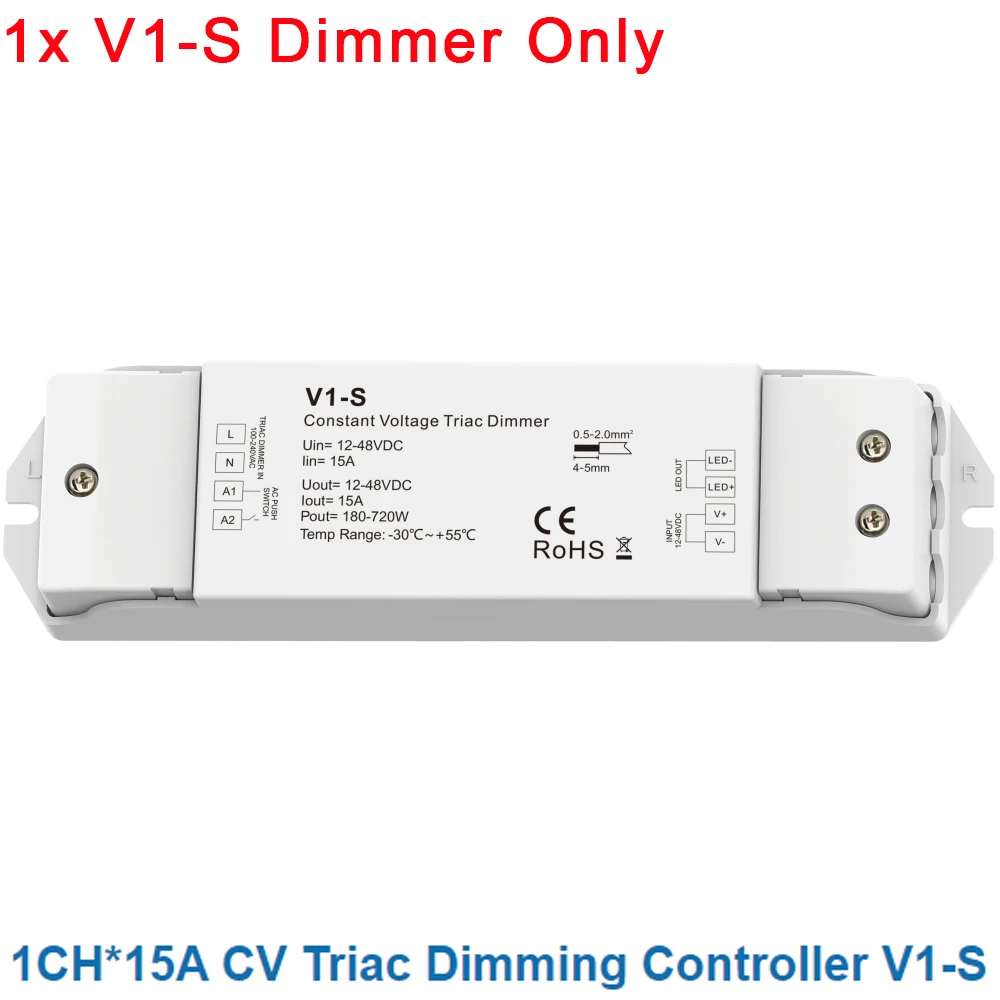 

Veromount Skydance KS V1-S Диммер 1CH 12В 24В 36В