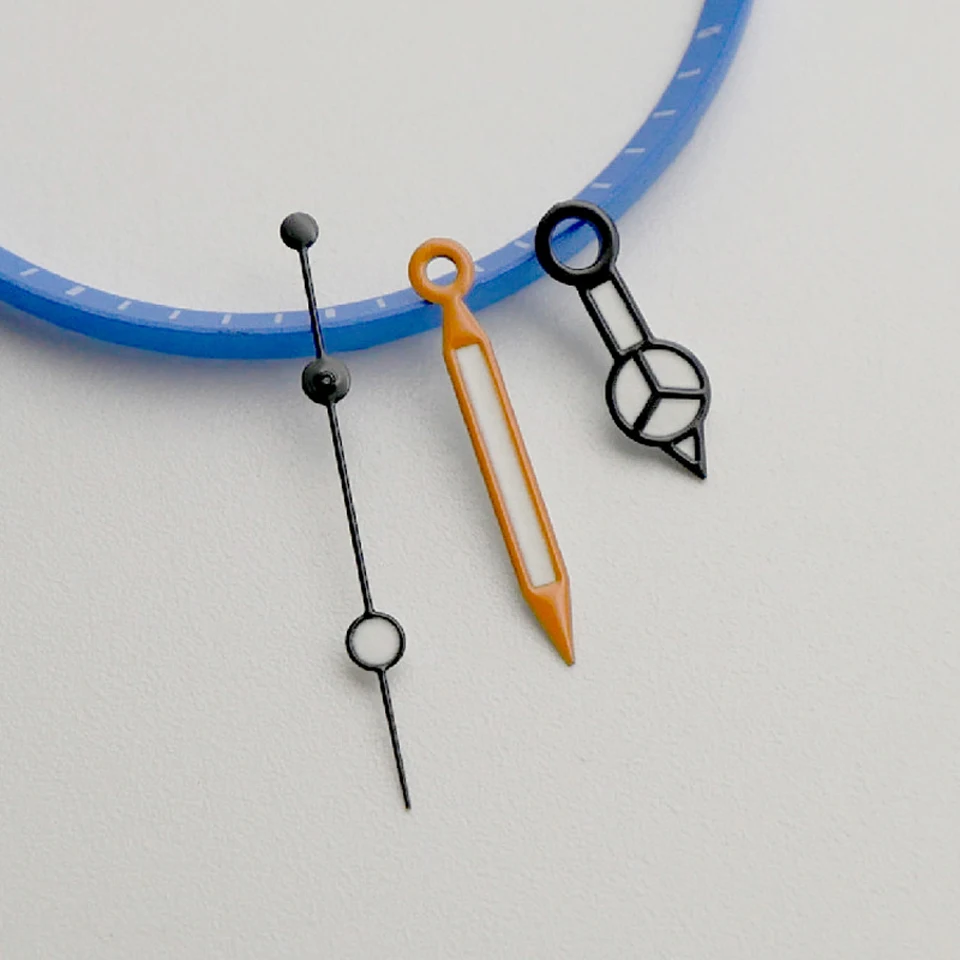 Ghost NH35 watch pointer strong green luminous hand modified automatic mechanical NH36 watch accessories Mercedes-Benz hand 12MM