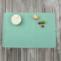 silicone pad kitchen tool rolling mat flexible kneading with buckle roll up receive dough kitchen tools