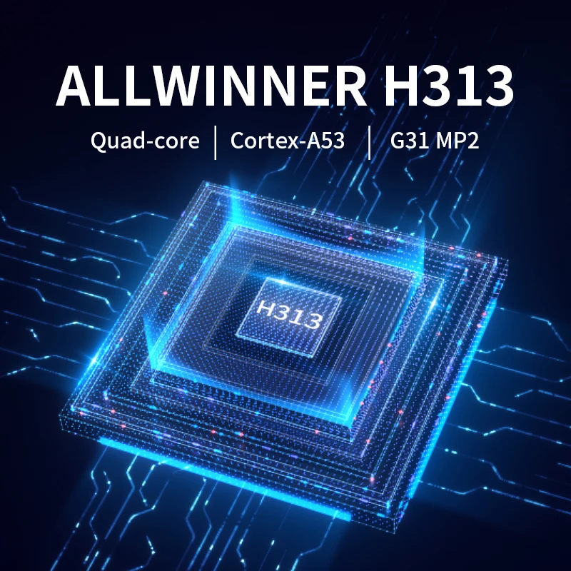 Q7 H313 Smart TV Box Android 10 8 ГБ/16 ГБ 3D телеприставка HD 6K WIFI 6 Ethernet 100M Bluetooth 5.2 tv box