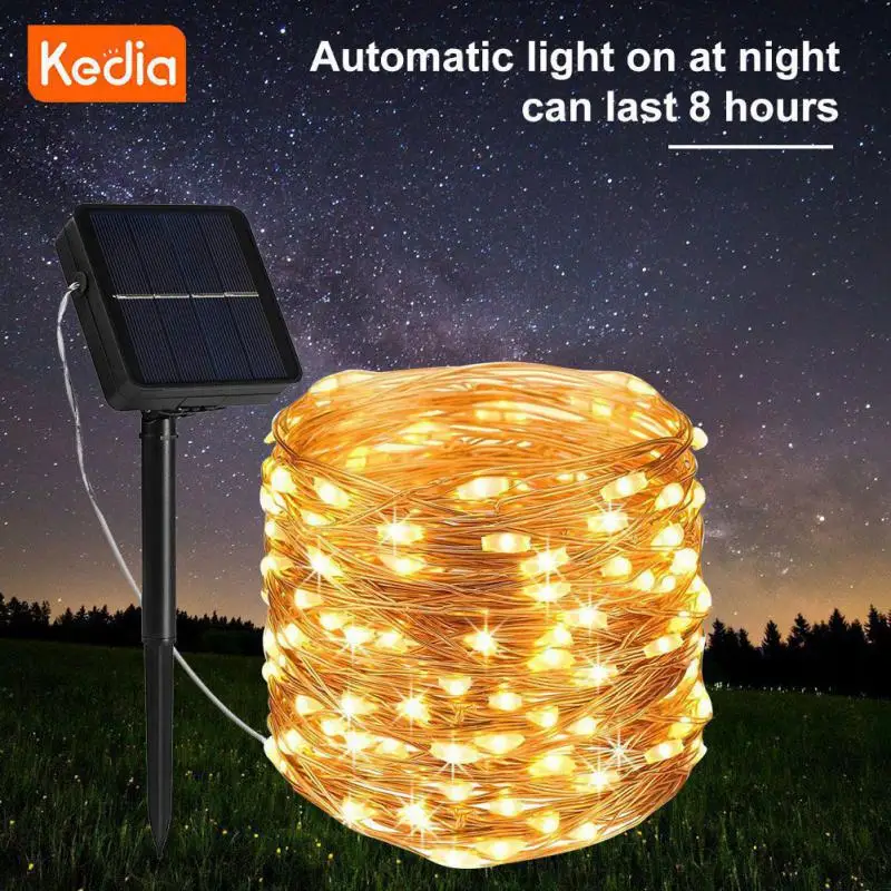 

LED Solar String Light 8 Modes Outdoor Waterproof Fairy Garland Lights Christmas Party Garden Solar Lamp Decor 5/10/12/20/24/30m