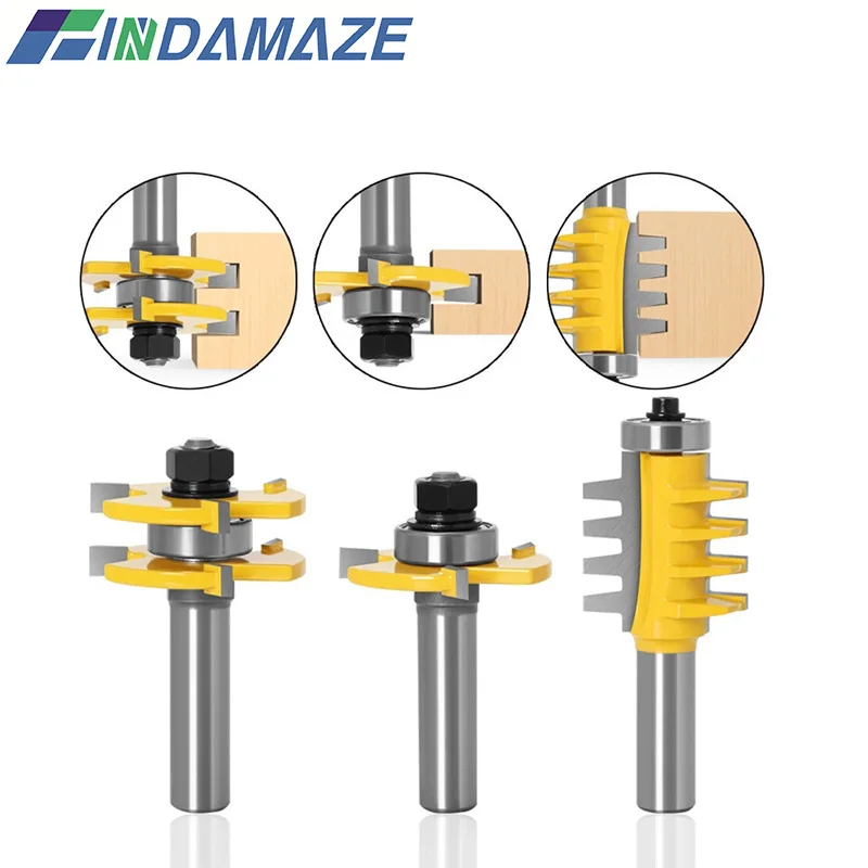 

Сверло с тремя зубьями и хвостовиком 12 мм, твердосплавная Концевая фреза со скошенными зубьями для деревообработки, 3 шт.