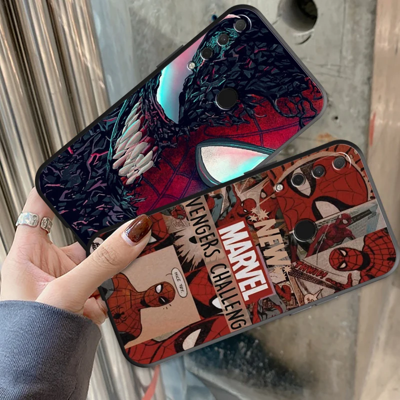 

Marvel's Spider-man Phone Case For HUAWEI P20 P30 P40 Lite Pro Plus P20 Lite 2019 P Smart 2020 2019 Z 5G Protective Carcasa