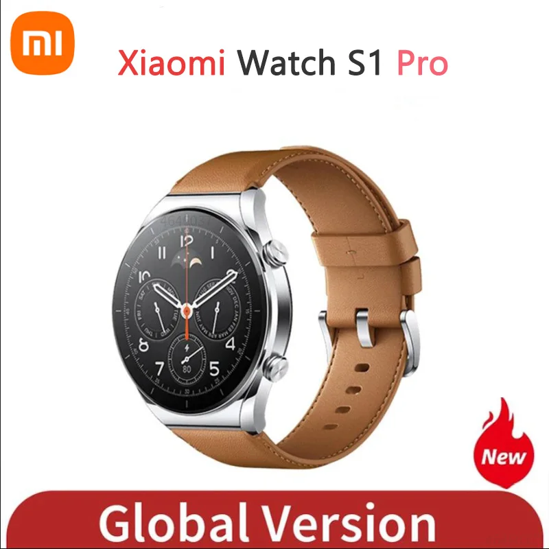 

Global Version Xiaomi Watch S1 Pro Smart Watch 1.43" AMOLED Sapphire Display Wireless Charge Bluetooth Call Watch Blood Oxygen