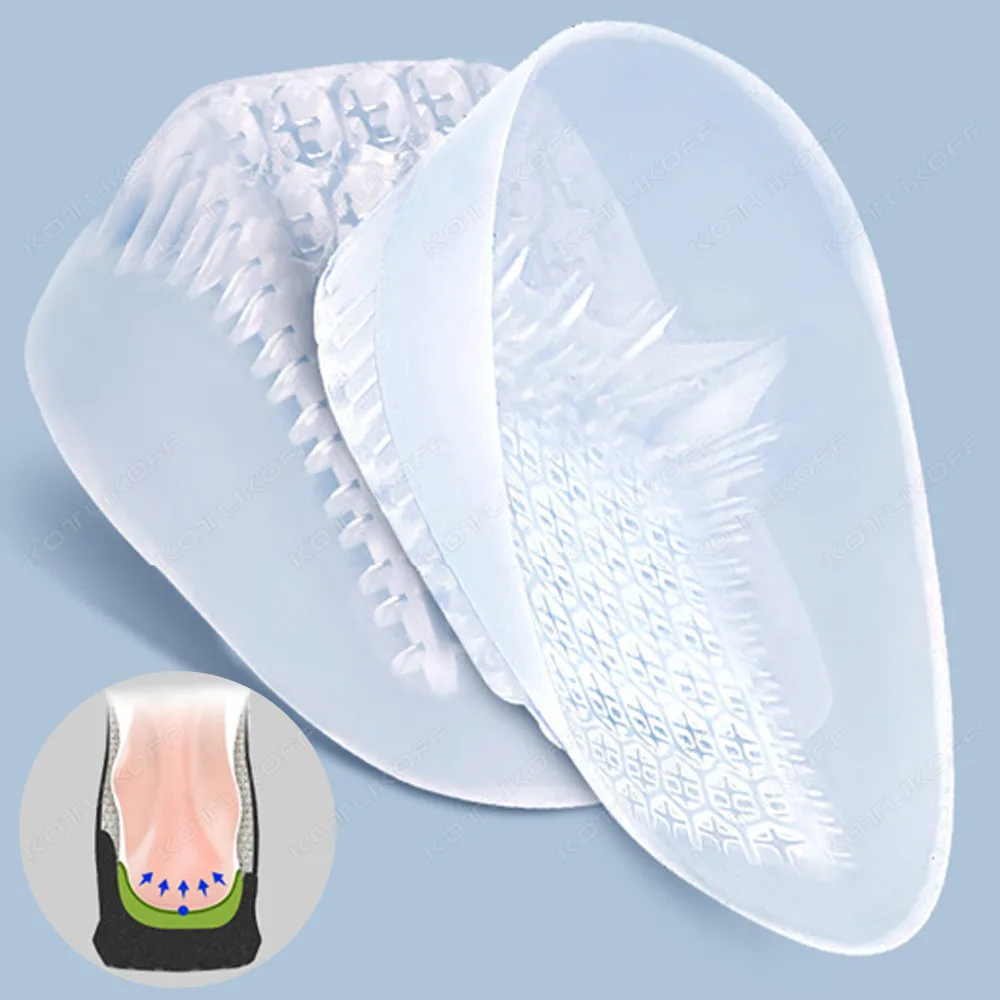 Силиконовые Гелевые Амортизирующие Стельки Для Пятки U-образная Спортивная