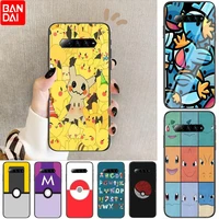 japan anime pokemon phone case for xiaomi redmi black shark 4 pro 2 3 3s cases helo black cover silicone back prett mini cover f