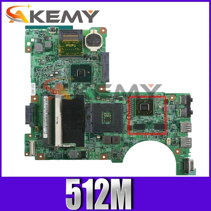 

Original Laptop motherboard For DELL Inspiron N4030 HM57 216-0728020 512M Mainboard CN-03XMYG 03XMYG 09259-1M 48.4EK01.021