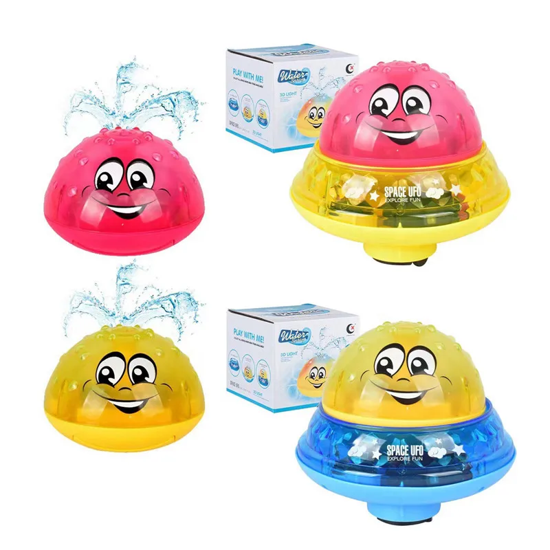 

Spray Water Baby Bath Toys Flashing LED Light Rotate With Shower Infant Toddler Musical Ball Squirting Sprinkler Bathroom Toys