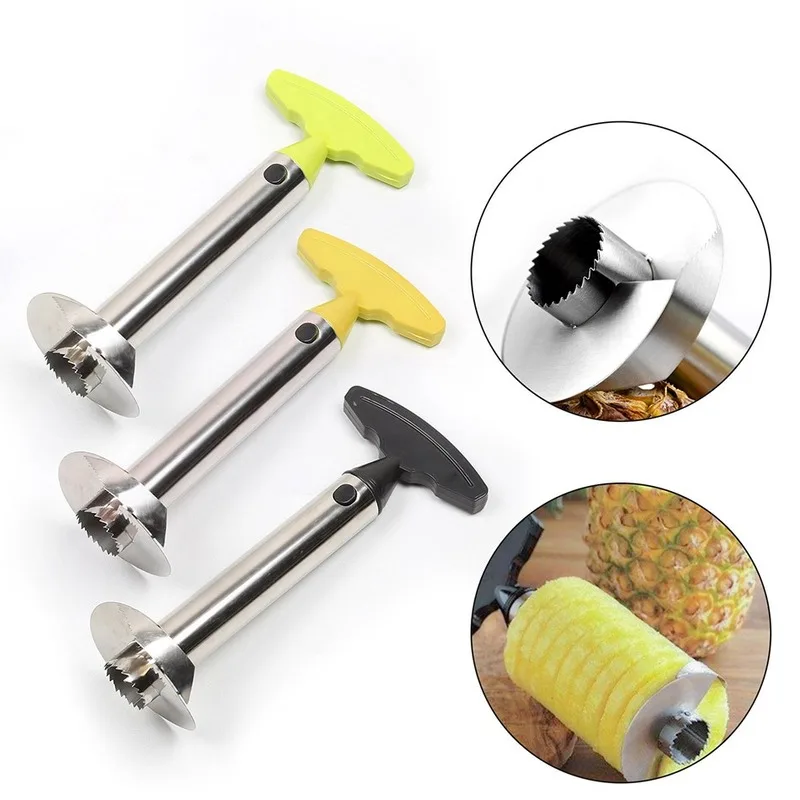 

Stainless Steel Pineapple Slicer Peeler Cutter Kitchen Kitchen Fruit Tools Cooking Tools kitchen accessories kitchen gadgets