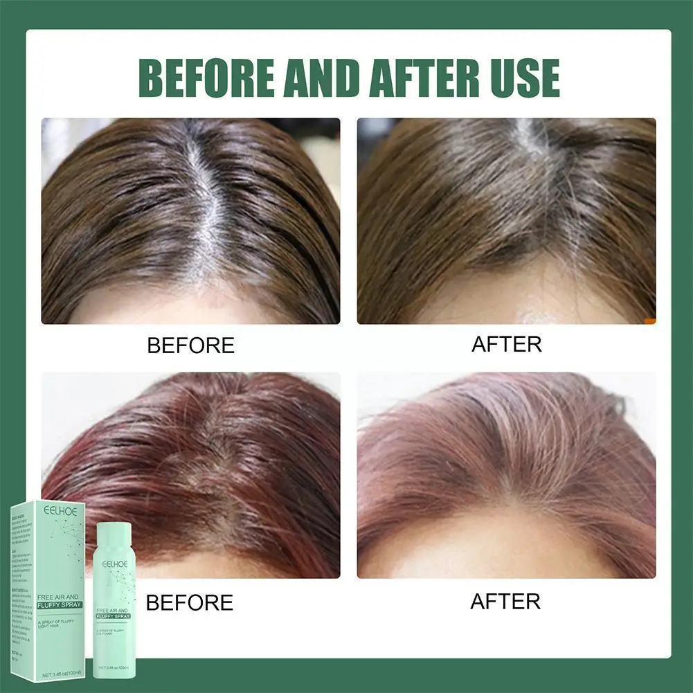 Спрей для сухих волос с эффектом потертости ленивых без мытья контролем жирности