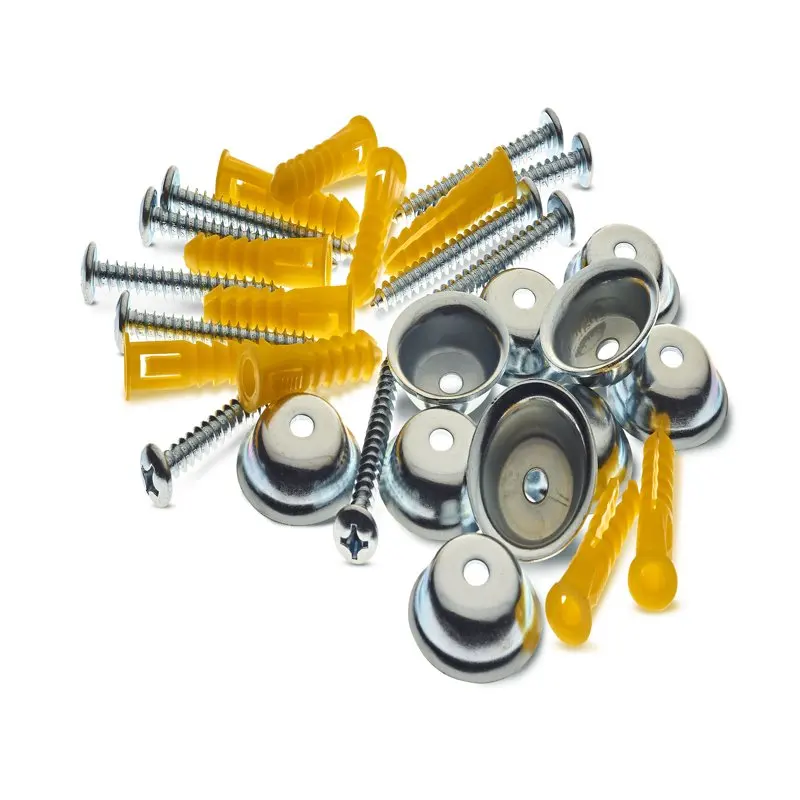 

Комплект для монтажа и распорки для пегборда, стали и пластика, 16 наборов