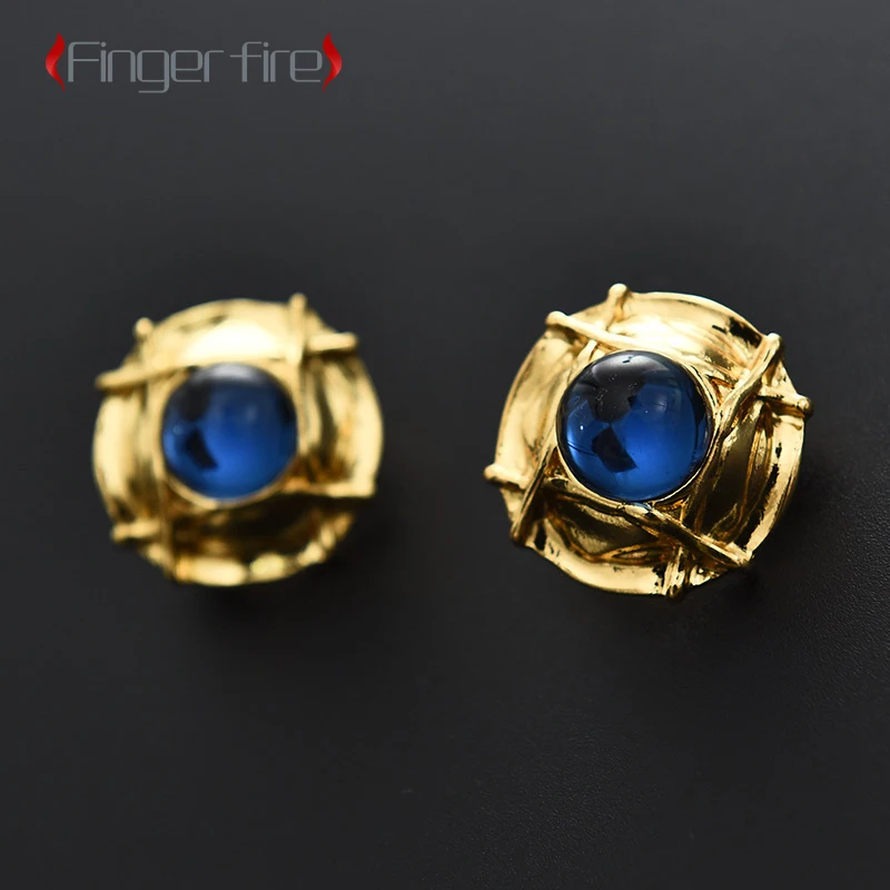 

Fashion New Gold Plated Stud Earrings Personality Simple Banquet High Jewelry