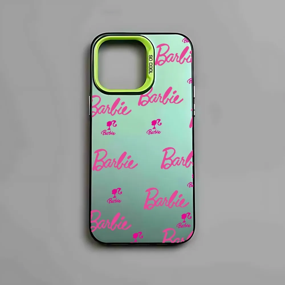 Розовый чехол для телефона B-Barbie Girls D-Disney Samsung S24 S23 S22 S21 S20 S10 FE Note 20 Ultra 5G Lite Plus Candy Back
