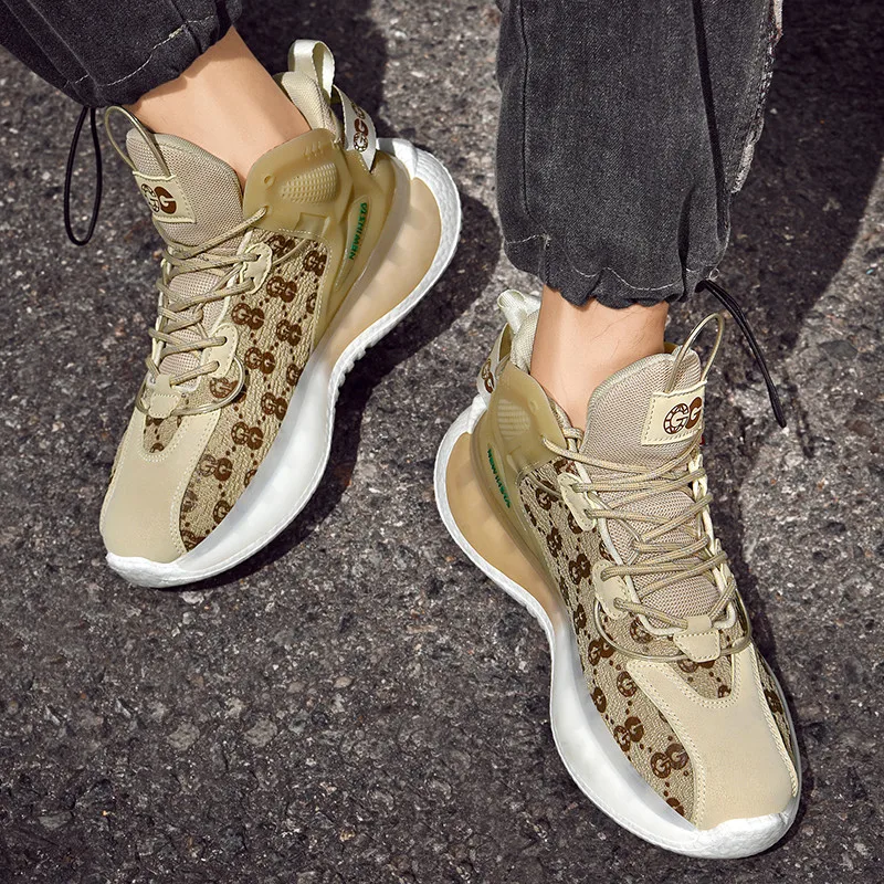 2022 Men's Casual Running Shoes Popcorn Student Sneakers Men High Quality Fashion Print Tennies Leisure Outdoor Shoes