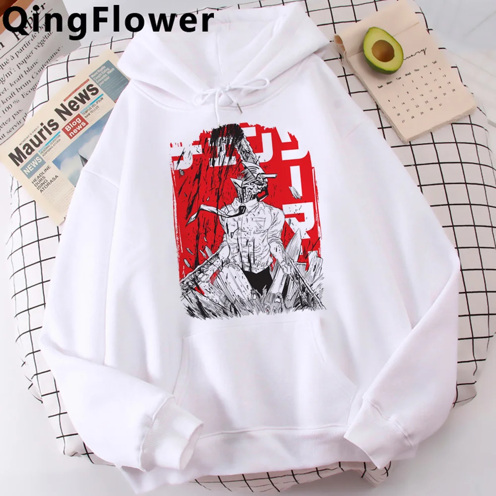 

chainsaw man hoodies men Ulzzang y2k aesthetic male pullover graphic grunge
