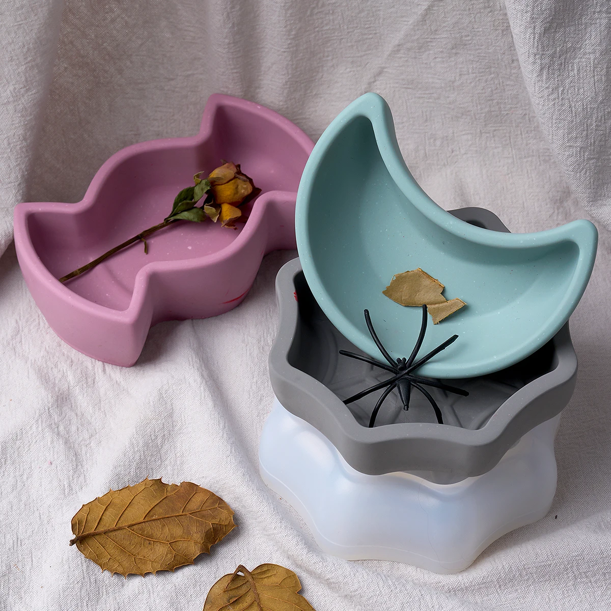 DIY банка для Хэллоуина фотообои коробка хранения пластырь литье смола форма