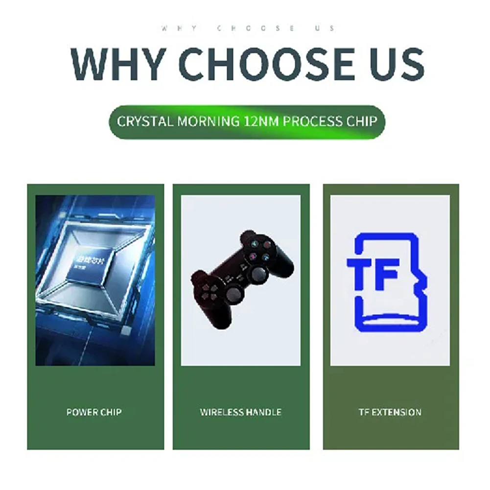 Домашняя игровая консоль ALLOYSEED V5 с двумя беспроводными контроллерами 2 4 ГГц