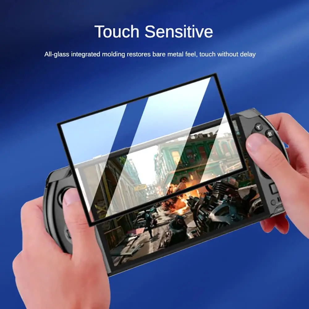 

For GPD WIN 4 Tempered Glass Screen Protector, 9H Hardness Tempered Glass Film, Game Win4 Palmtop Computer Full Cover Edge Film