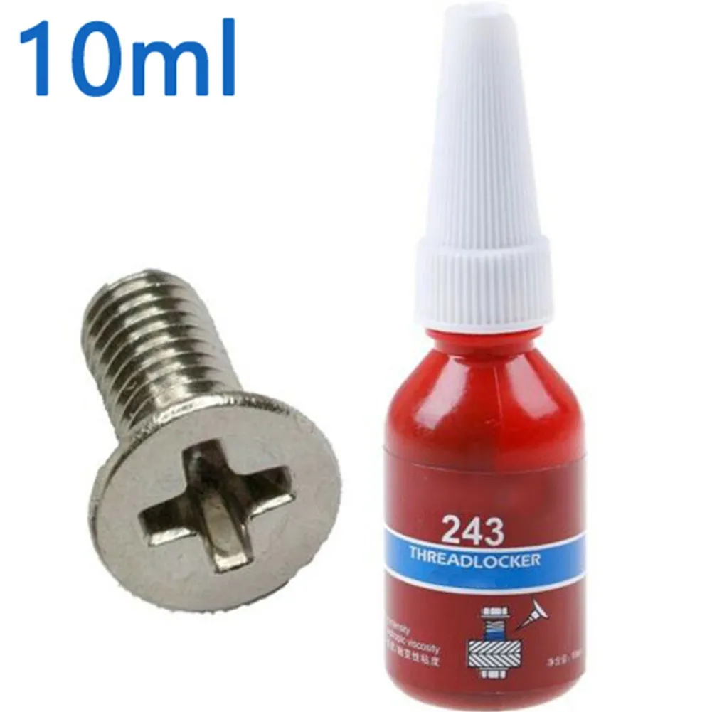 

10 Ml Medium Strength Threadlocker Blue Liquid Threadlocker Adhesive 243 Welding Accessories Flux Professional Hand Tools