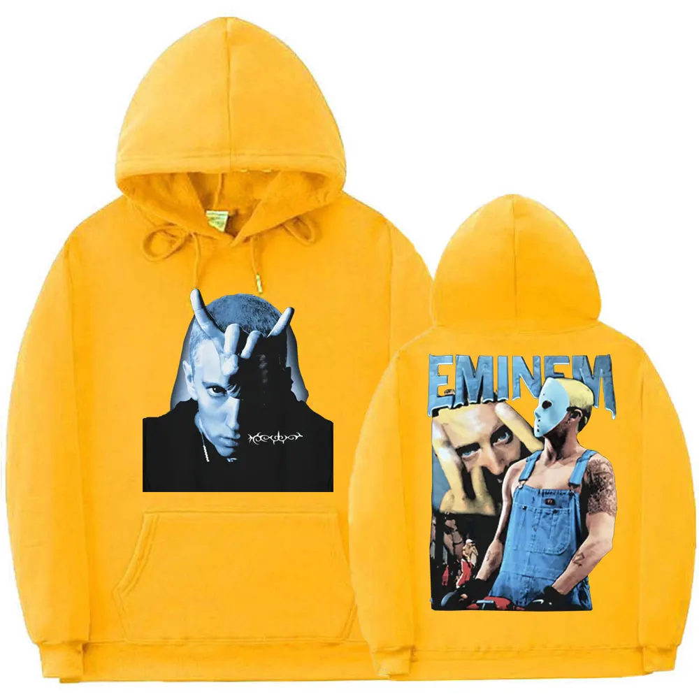 Rapper Slim Shady Eminem Curtain Call 2 Anger Management Tour Graphic Hoodie Men's Fashion Streetwear Men Hip Hop Sweatshirt images - 6