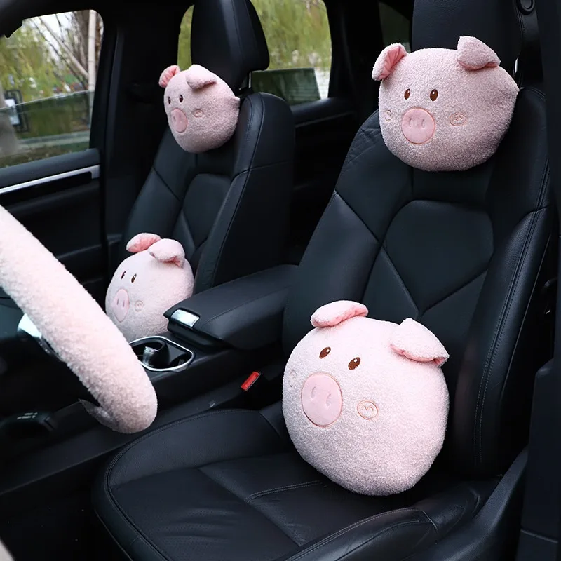 

Car Cartoon Headrests, Cute and Soft, Cute Little Pigs, Car Cushions, Neck Protectors, Creative Car Cushions Wholesale