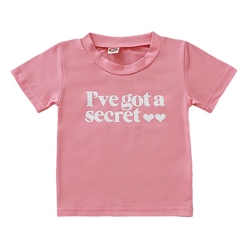 

1-8Y Children's Girl T-shirts I'm Going to be a Big Sister Pink Short Sleeve Kids Tshirt Summer Clothes Birthday Clothing 2022