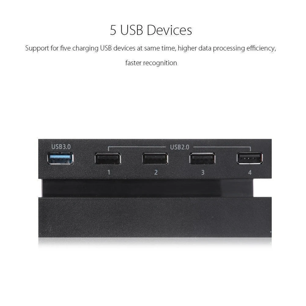 Хаб для видеоигр PS4 игровые консоли аксессуары 5 портов USB 3 0 2 высокоскоростной