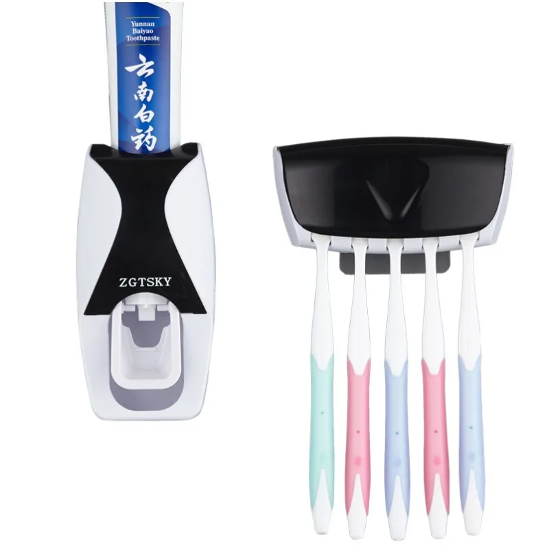 holder for toothbrush new automatic auto toothpaste dispenser bathroom accessories mounted toothpaste squeezer for bathroom baño free global ship