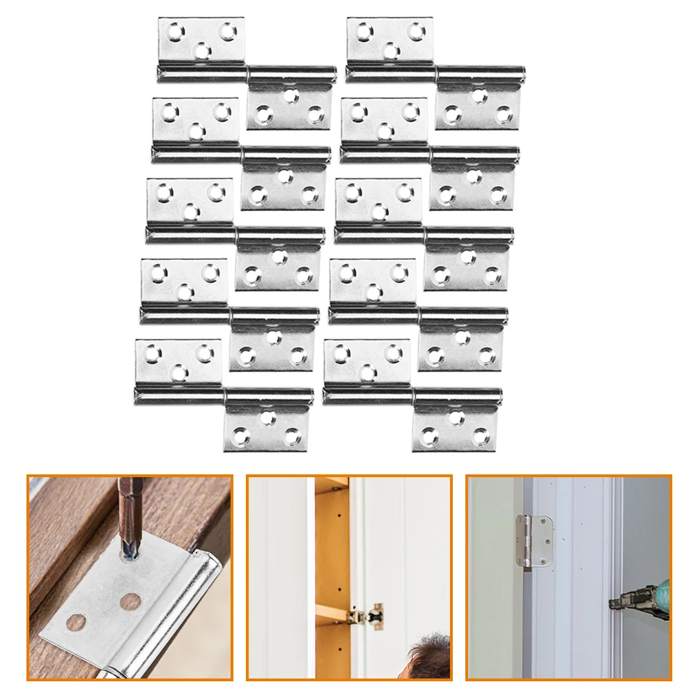 

10 Pcs Lift Hinges Small Doors Interior Outdoor Stainless Steel Installation Kit