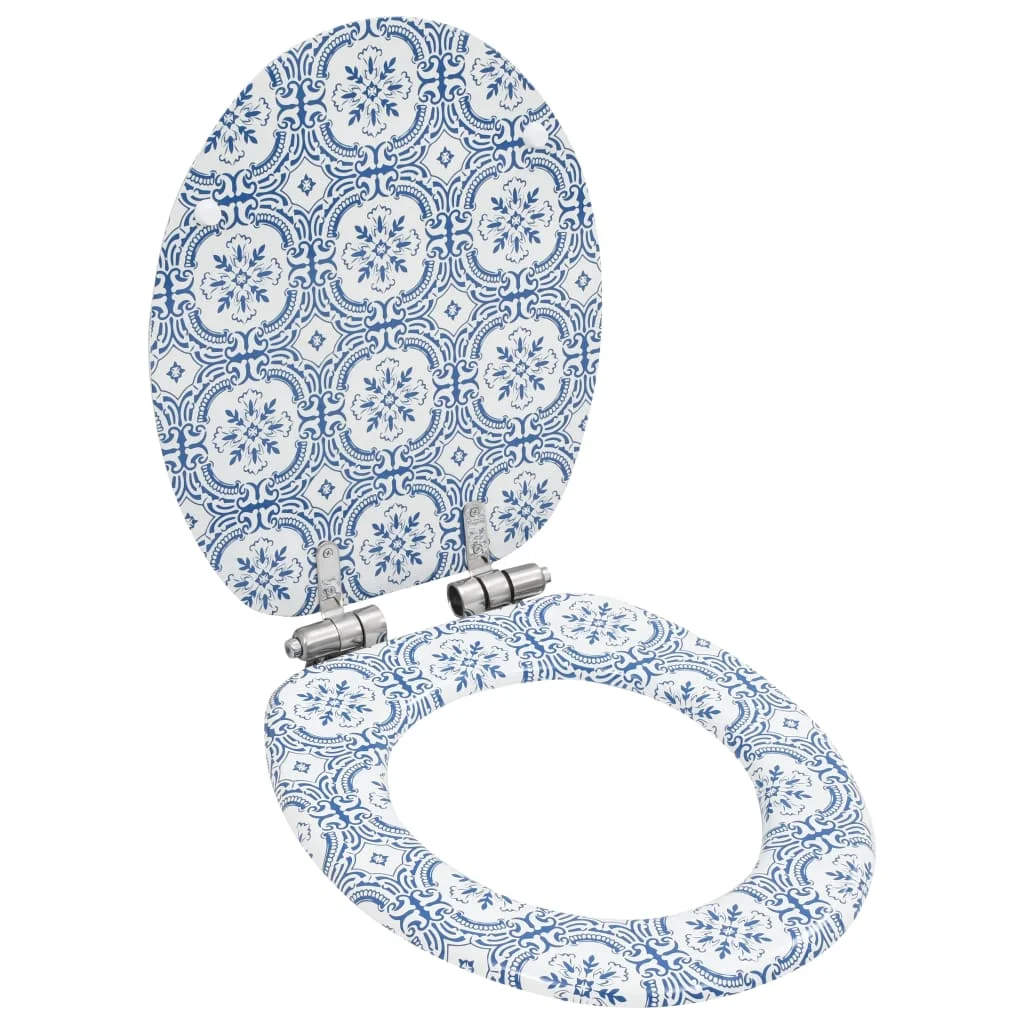 

Seat toilet MDF cover zipper smooth porcelain