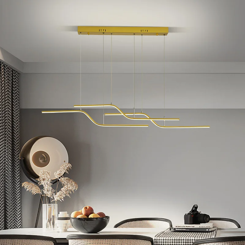 

New led Chandelier for living room diningroom kitchen chandeliers Black/Gold Modern chandelier lampara colgante light fixtures