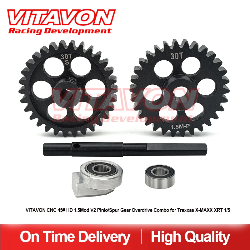 VITAVON CNC 45 # HD 1/5 mod 30/30T зубчатая передача Combo для Traxxas X-MAXX
