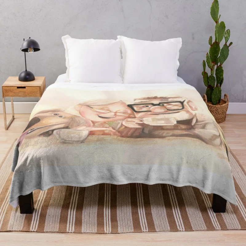 

АП фильм-Карл и Элли пледы крючком одеяло