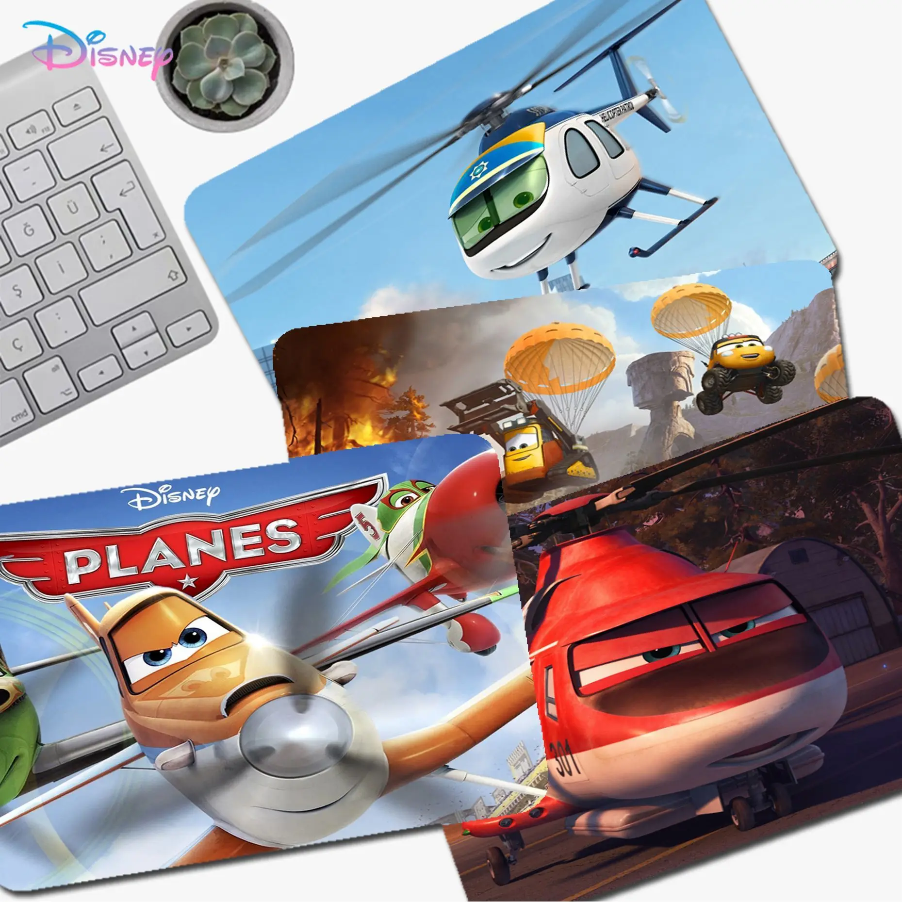 

Disney Planes Mousepad 20x25cm Desktop Desk Mat Kawaii Gaming Accessories Students Writing Pad Deskpad Home Decor