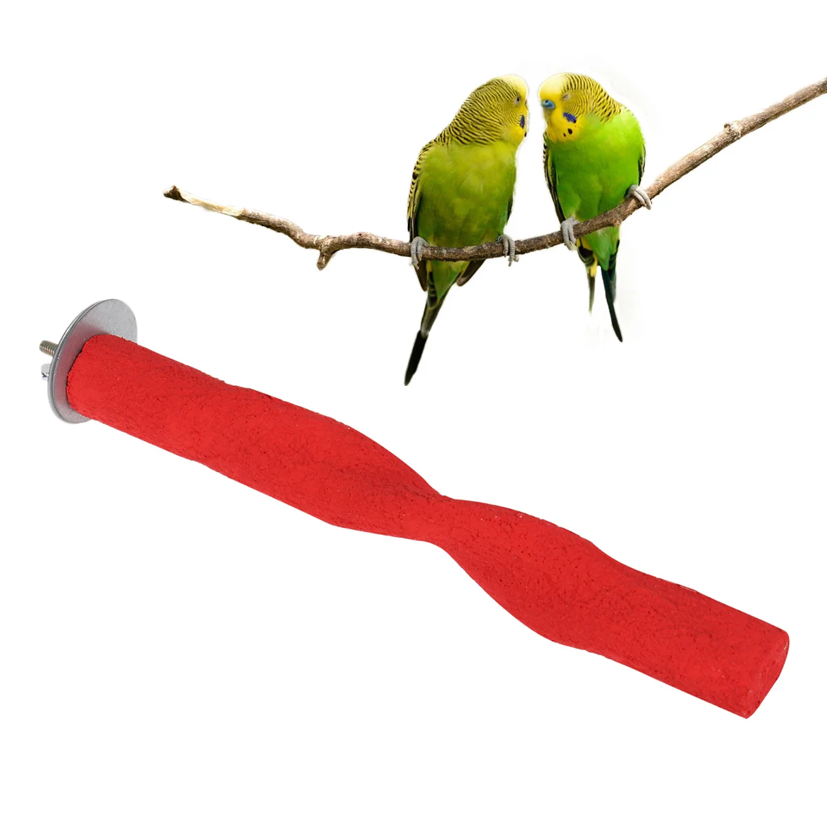 

Bird Perch Stand Stick Wood Birds Cage Parakeet Grind Perches Parrot Cockatiel Grinding Paw Toys Cages Arenaceous Accessories