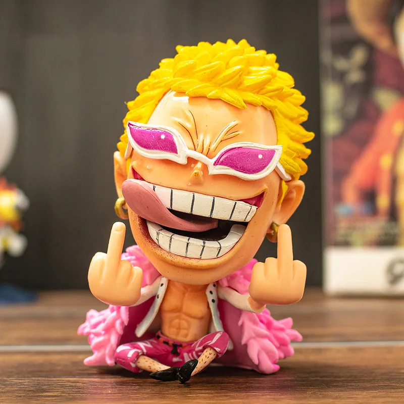 

One Piece Anima Figures 9cm PVC Model GK Luffy Zoro Sanji Nami FRANKY Hancock Usopp Robin Doll Decoration Room Toys for Kids