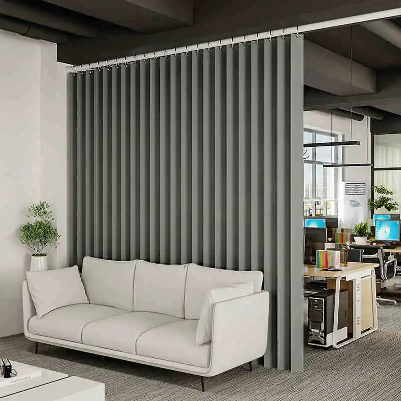 

Плиссированная тканевая занавеска-перегородка