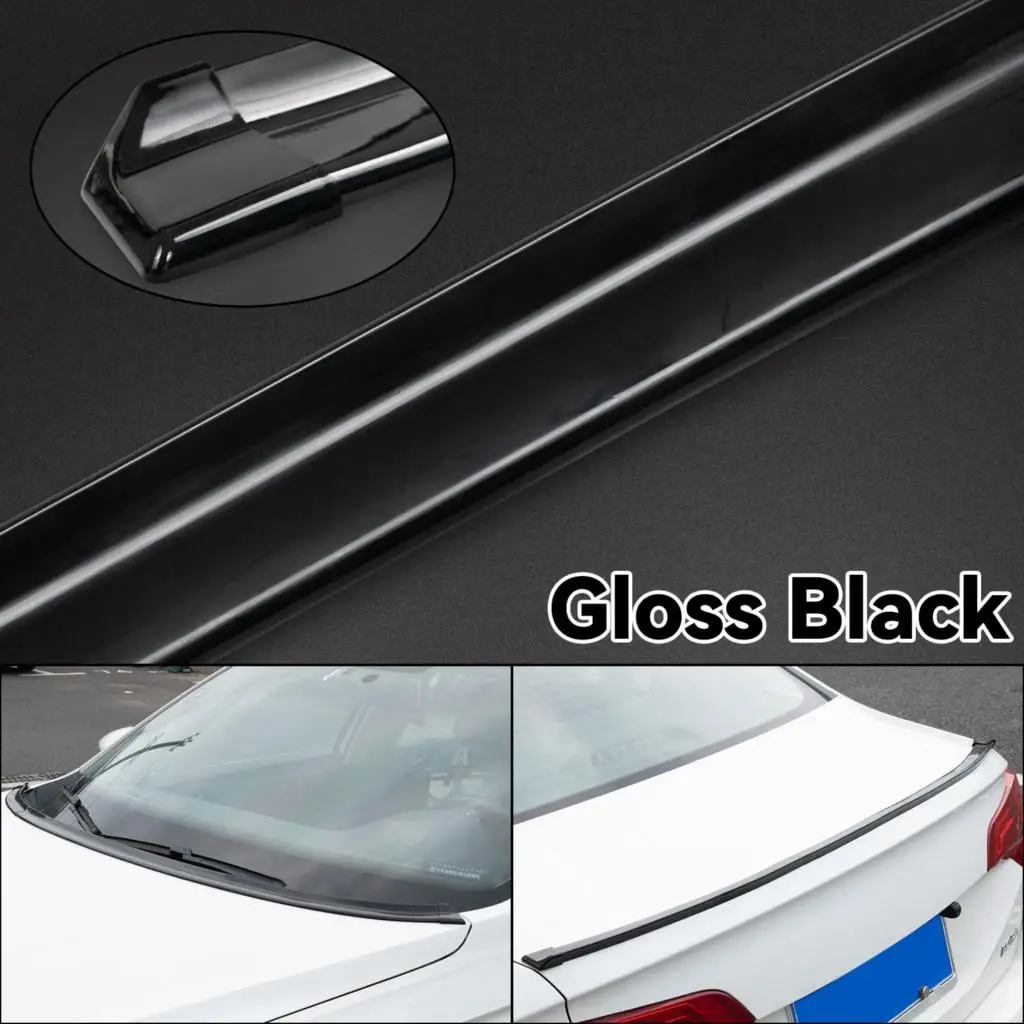 

1,5 м футов углеродное волокно 5D Автомобильный задний багажник на крыше спойлер крыло губа для Audi BMW Toyota Honda KIA Hyundai Opel, Mazda Ford Skoda