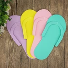 12Pair Indoor Disposable Slippers For  Pedicure Salon Hotel Usage Foam Flip Flops New  26.5x7.5cm