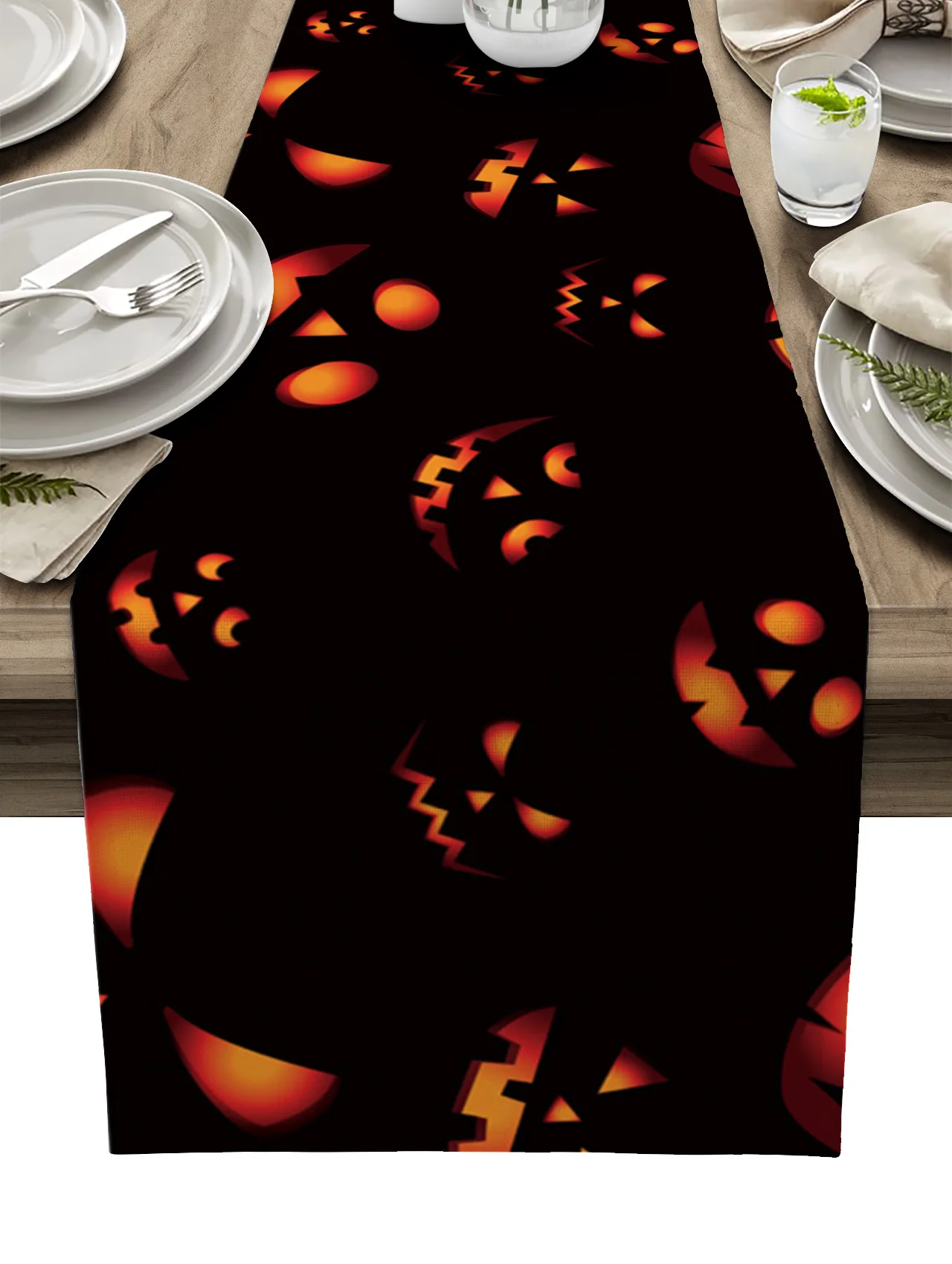

Halloween Pumpkin Scary Horror Tablecloth Table Runner Decoration Home Decor Dinner Table Decoration Table Decor
