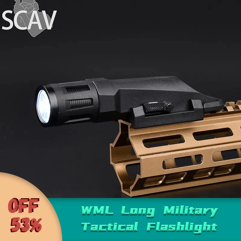 WML длинный тактический фонарик охотничий разведчик пистолет Rifl аксессуар