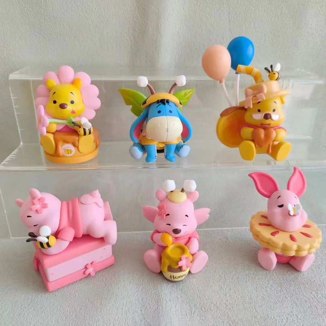 

6pcs/set Anime Winnie the Pooh Cute Action Figure Toys