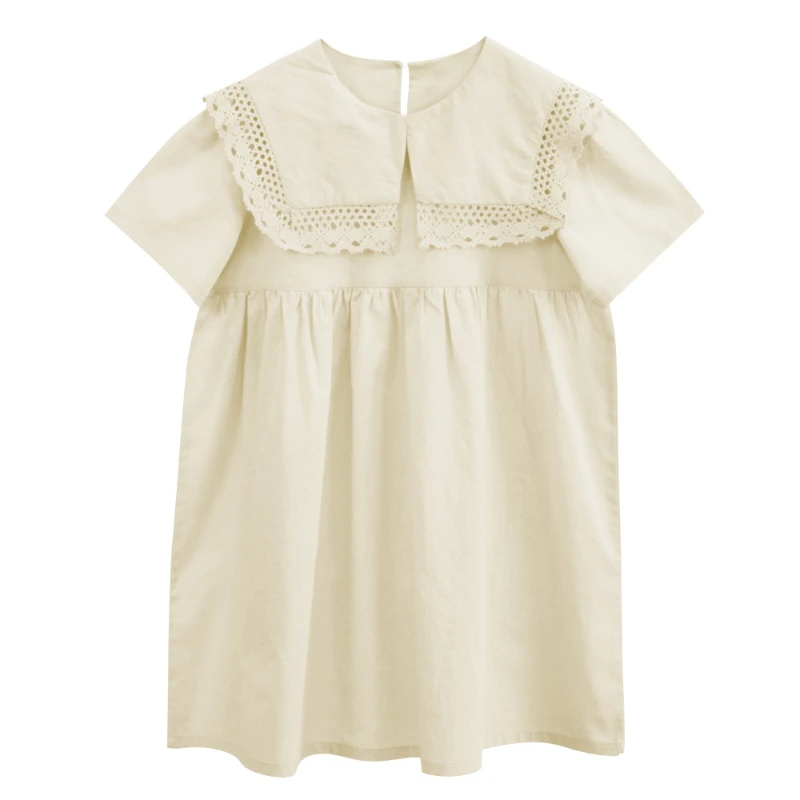 

2023 Повседневное платье для маленьких девочек, детское свободное платье средней длины, детская Элегантная Модная одежда принцессы, #7299