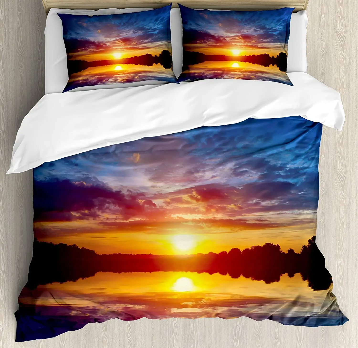 

Комплект постельного белья для дома с изображением озера