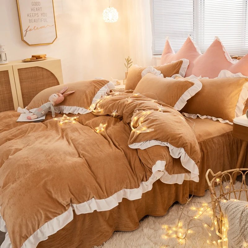 Зимний молочный бархат двусторонний плюшевый детский флисовый толстый теплый