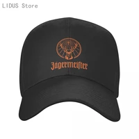 fashion hats fashion hat jagermeister printing baseball cap men and women summer caps new youth sun hat
