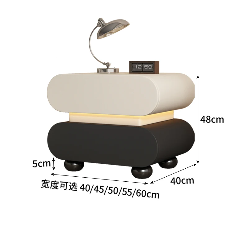 Экономичная прикроватная тумбочка для спальни современная мебель ящики