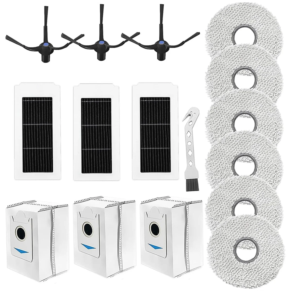 Для ECOVACS DEEBOT X5 Omni/X5 Pro боковая щетка Hepa фильтр швабра ткань аксессуары для