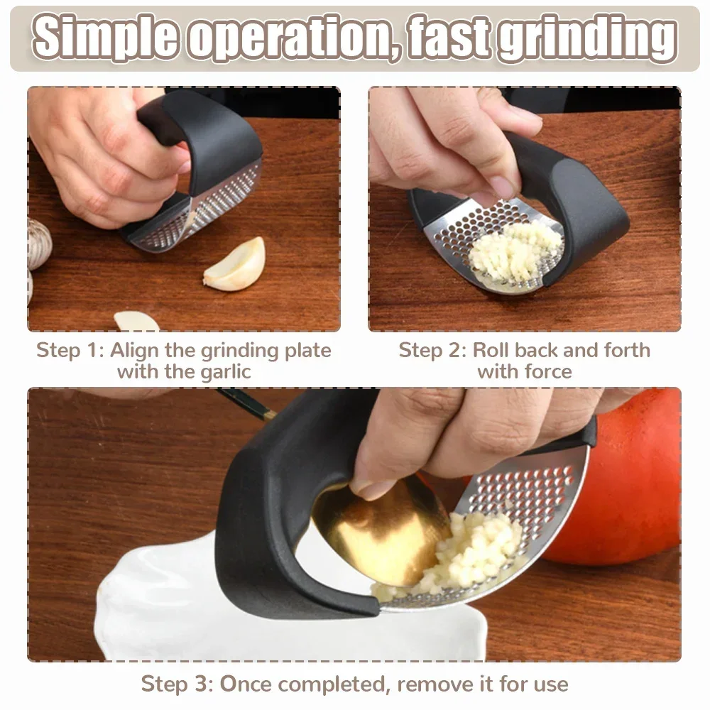 Ручной пресс для чеснока из нержавеющей стали мясорубка инструменты измельчения