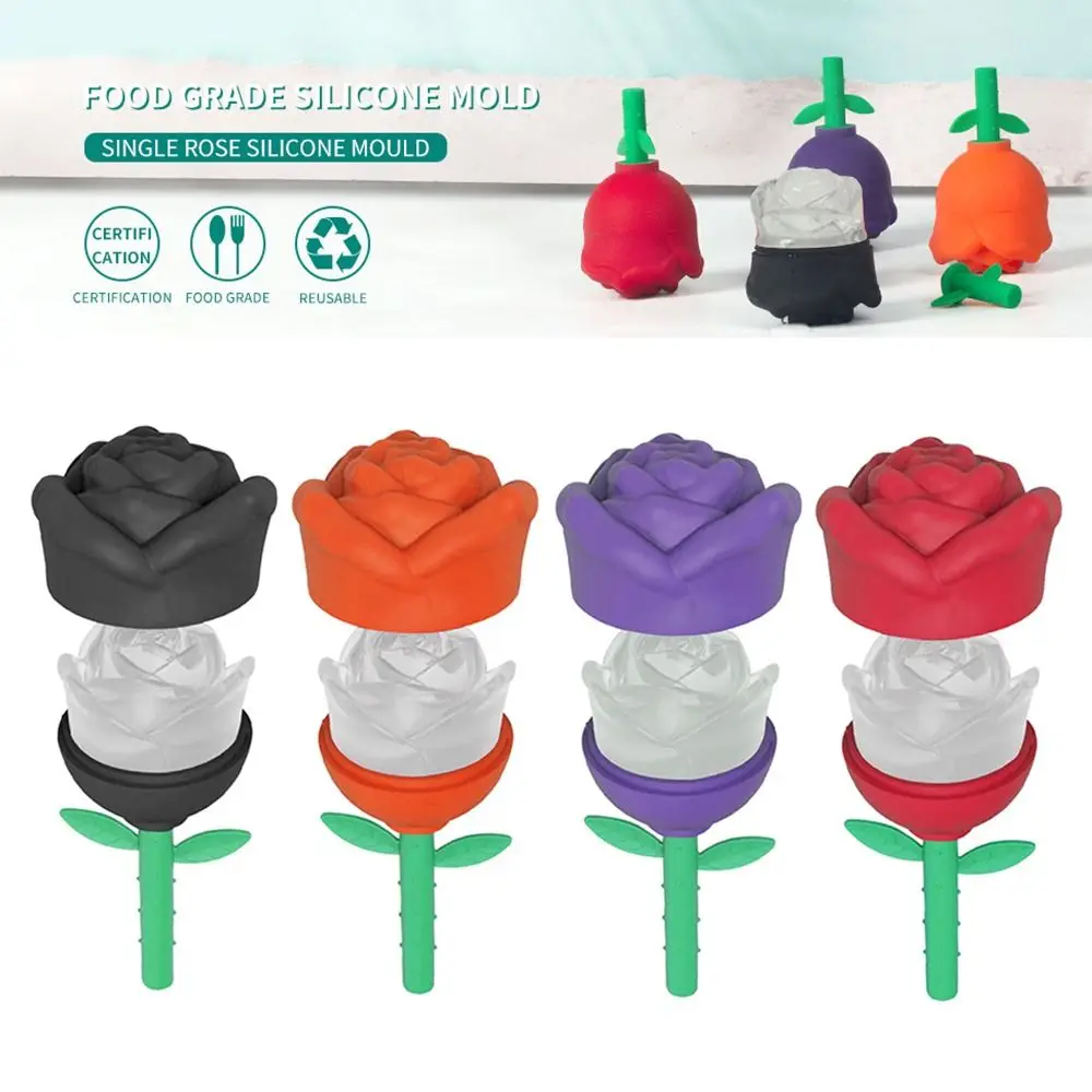 

Bar DIY Whiskey Cocktail Accessories Kitchen Tool Drink Chiller Ice Cube Mold Rose Ice Ball Maker Fridge Ice Tray